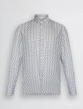 Camicia manica lunga Liu Jo - blu bianco - 6