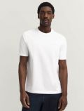 T-shirt manica corta Bugatti - bianco - 0