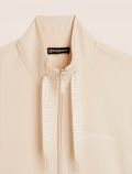 Felpa sportiva aperta Freddy - crema - 1