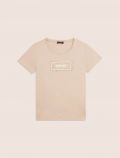 T-shirt manica corta sportiva Freddy - crema - 0