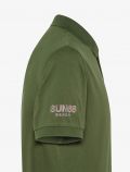 Polo manica corta Sun68 - verde scuro - 1