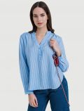 Camicia manica lunga giovane Jdy - azzurro bianco - 0