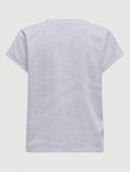 T-shirt manica corta Jdy - bianco nero - 1