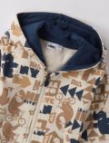 Maglia in felpa aperta I Do - ecru navy - 2