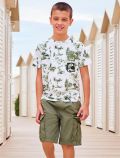 T-shirt manica corta I Do - bianco verde - 3
