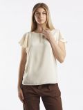 Camicia manica corta Artigli - panna - 0