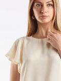 Camicia manica corta Artigli - panna - 1