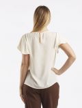 Camicia manica corta Artigli - panna - 4