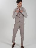 Camicia manica lunga Yes Zee - beige marrone - 2