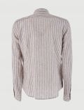 Camicia manica lunga Yes Zee - beige marrone - 6