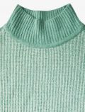Maglione con collo alto - verde - 4