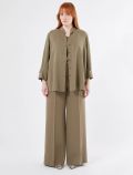 Pantalone curvy Persona - kaki - 1