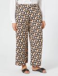 Pantalone curvy Persona Now - nero marrone - 0