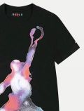 T-shirt manica corta sportiva Jordan - nero - 2