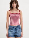 Top Guess Jeans - bianco rosso - 2