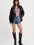 Top Guess Jeans - bianco rosso - 3