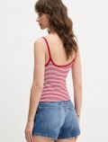 Top Guess Jeans - bianco rosso - 4