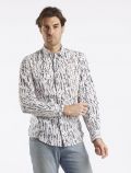 Camicia manica lunga lino Antony Morato - blu - 0