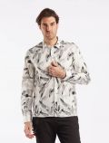 Camicia manica lunga Antony Morato - bianco grigio nero - 0