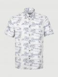 Camicia manica corta Sseinse - beige blu - 0