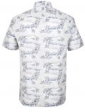 Camicia manica corta Sseinse - beige blu - 5