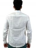 Camicia manica lunga lino Sseinse - bianco - 1