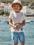 Bermuda jeans Mayoral - medium blue denim - 0