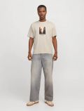 T-shirt manica corta Jack & Jones - beige - 4