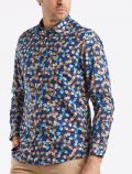 Camicia manica lunga casual Over-d - blu - 1