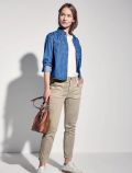 Pantalone curvy Street One - beige - 2
