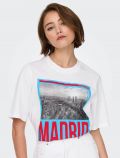 T-shirt manica corta Only - bright white - 1