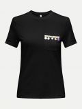 T-shirt manica corta Only - black - 0