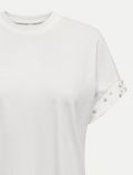 T-shirt manica corta Only - cloud dancer - 1