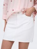 Gonna in jeans Only - bianco - 1
