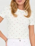 T-shirt manica corta Only - cuore - 3