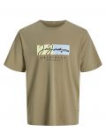 T-shirt manica corta Jack & Jones - verde - 3