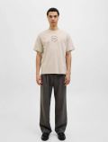 T-shirt manica corta Jack & Jones - sabbia - 3