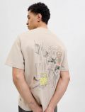 T-shirt manica corta Jack & Jones - sabbia - 5