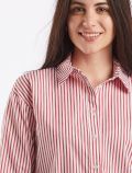 Camicia manica lunga giovane San Babila - bianco bordeaux - 1