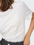 T-shirt manica corta Only - cloud dancer - 1