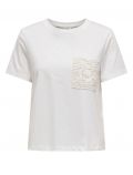 T-shirt manica corta Only - cloud dancer - 3