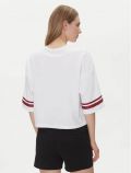 T-shirt manica corta Only - bianco viola - 4