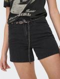 Pantalone corto Only - washed black - 1