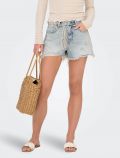 Pantalone corto Only - light blue denim - 0
