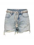 Pantalone corto Only - light blue denim - 5