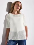 Maglia manica corta curvy Street One - bianco - 3