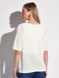 Maglia manica corta curvy Street One - bianco - 4