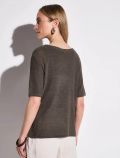 Maglia manica corta curvy Street One - moro - 4
