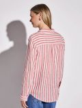 Camicia manica lunga Street One - rosso bianco - 4