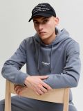 Maglia in felpa cappuccio Jack & Jones - blu grigio - 5